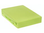 Prześcieradło Jersey z gumką limonka  90x200  - 035
